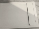 Receveur de douche caniveau, LIVRAISON RAPIDE EN 7-8 JOURS -  Extra plat, Largeur 100 à 200 cm x 70 à 90 cm, couleurs aux choix, Résine anti glissant PN24, finition ardoise